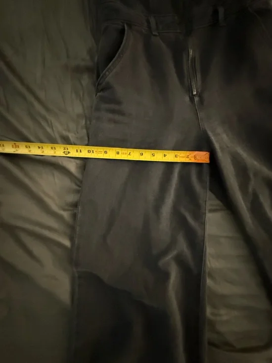 Levi's BUSTIER JUMPSUIT Black Wide-Leg Denim Jumpsuit - Picture 7 of 8